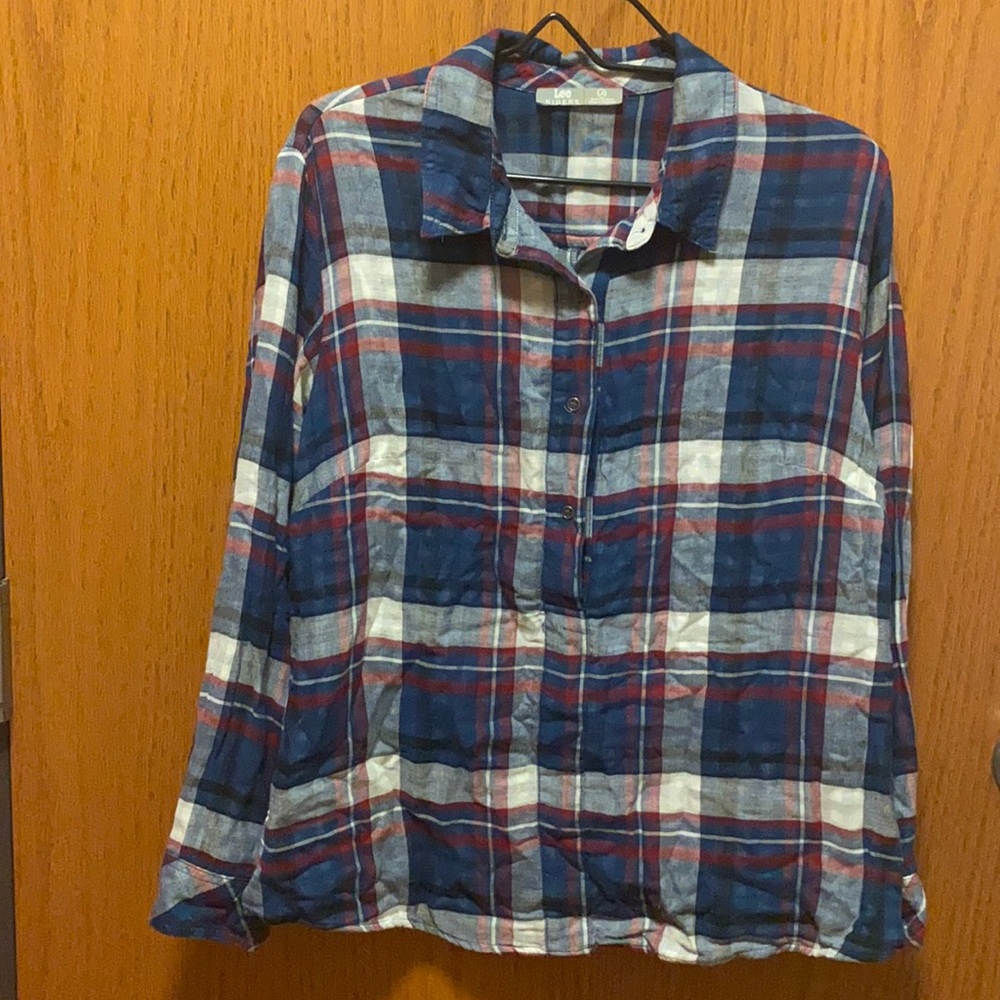 Riders Navy blue flannel